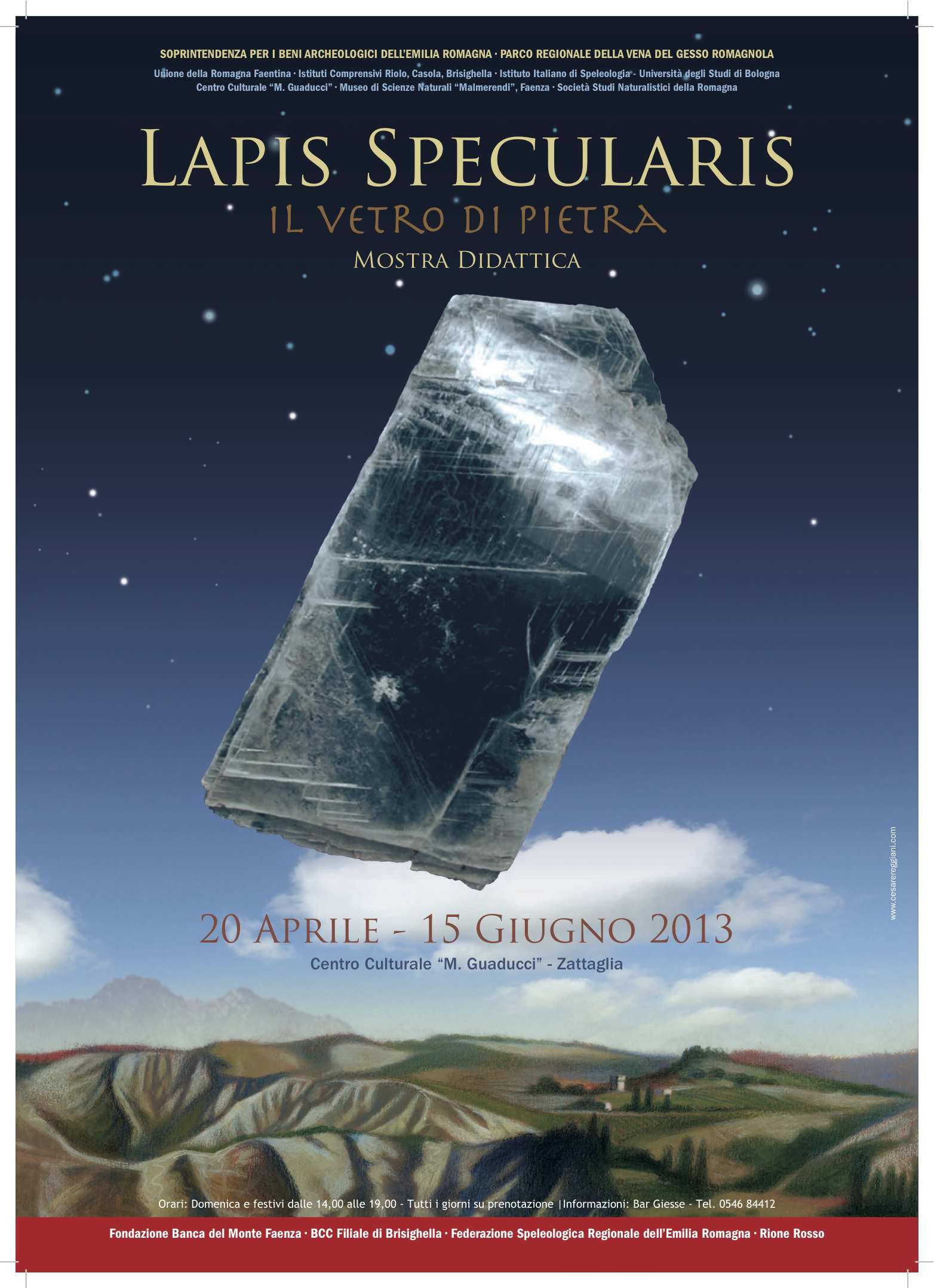 Lapis Specularis - Il vetro di pietra - Zattaglia RA